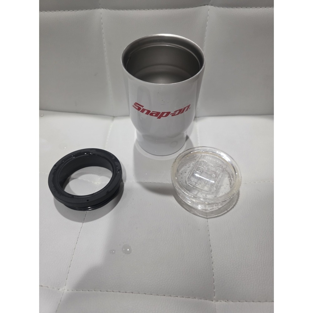 Snap-On Tools Twist Off Top Insulated Stainless Steel Tumbler Coffee Cup Mug